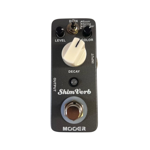 Vist Large View of Product Image Which is Used Mooer ShimVerb Digital Reverb Guitar Effects Pedal