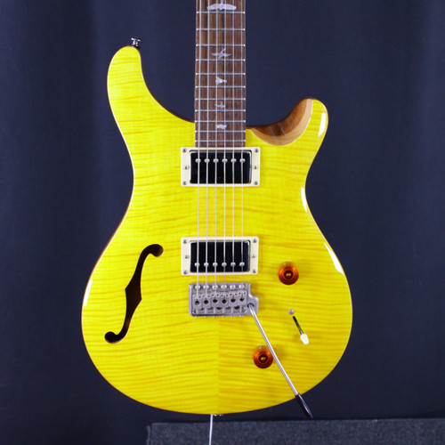 Vist Large View of Product Image Which is Used Paul Reed Smith - PRS SE CUSTOM 22 SANTANA Double Cut Electric Guitar Yellow 6-String