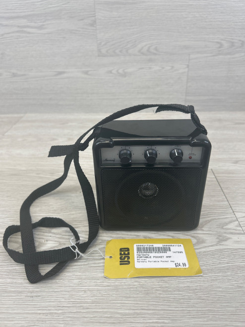 Vist Large View of Product Image Which is Used Harmony PORTABLE POCKET AMP Solid State Guitar Combo Other