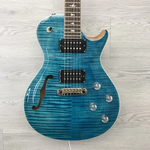 Vist Large View of Product Image Which is Used Paul Reed Smith - PRS SE ZACH MYERS LP Type Electric Guitar Blue 6-String