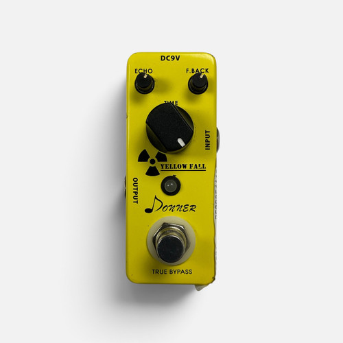 Vist Large View of Product Image Which is Used Donner Yellow Fall Delay Pedal