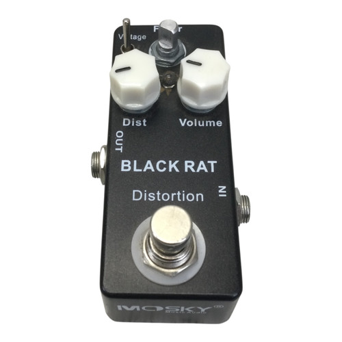 Vist Large View of Product Image Which is Used Mosky Audio Technology Black Rat Overdrive Pedal