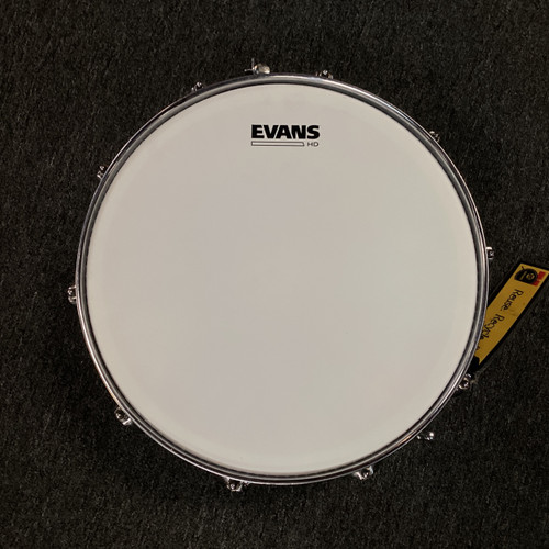 Vist Large View of Product Image Which is Used Ludwig SUPRAPHONIC KEYSTONE Vintage Metal Snare Drum 14"