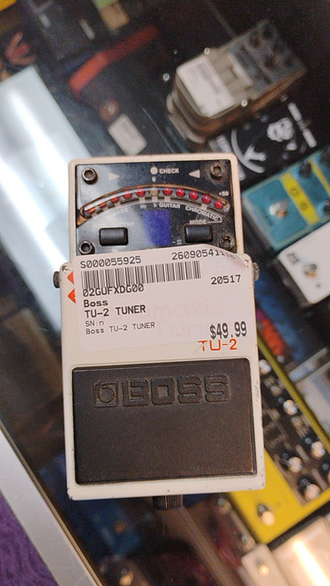 Vist Large View of Product Image Which is Used Boss TU-2 TUNER Tuner Pedal