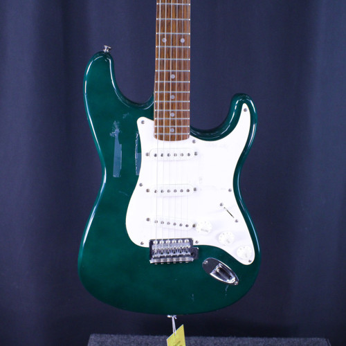 Vist Large View of Product Image Which is Used Squier STRATOCASTER AFFINITY S Type Electric Guitar Green 6-String