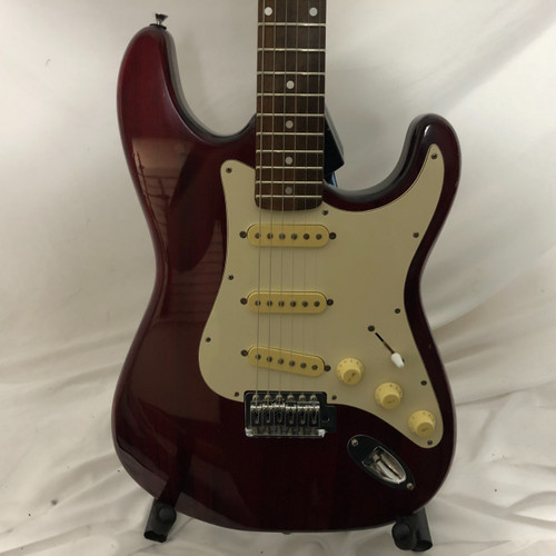 Vist Large View of Product Image Which is Used Samick LS-10/TC S Type Electric Guitar Red 6-String