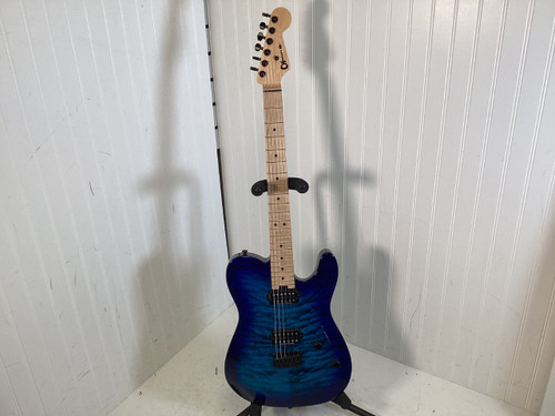 Vist Large View of Product Image Which is Used Charvel PRO MOD SAN DIMAS Super S Electric Guitar Blue 6-String