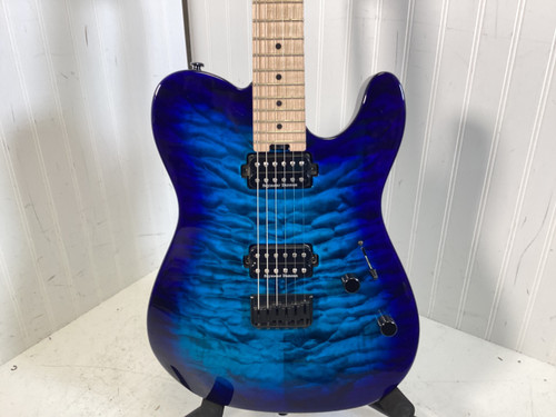 Vist Large View of Product Image Which is Used Charvel PRO MOD SAN DIMAS Super S Electric Guitar Blue 6-String