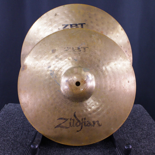 Vist Large View of Product Image Which is Used Zildjian 14 ZBT HI HATS Hi Hat Cymbals 14"