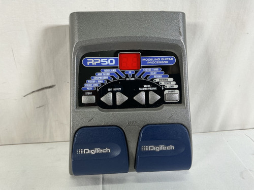 Vist Large View of Product Image Which is Used Digitech RP50 MODELING GUITAR PROCESSOR Amp Modeling Pedal