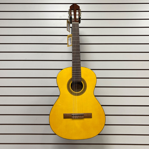 Vist Large View of Product Image Which is Used Lucero LC100 AS-IS Laminate Top Acoustic Guitar Natural