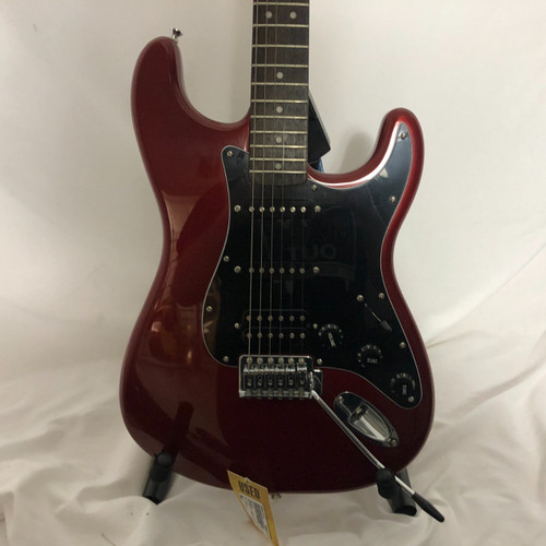 Vist Large View of Product Image Which is Used Squier AFFINITY STRATOCASTER HSS S Type Electric Guitar Red 6-String