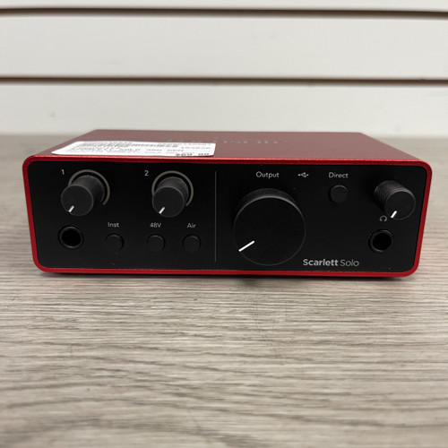 Vist Large View of Product Image Which is Used - Focusrite SCARLETT SOLO 3RD GEN Computer Interface 