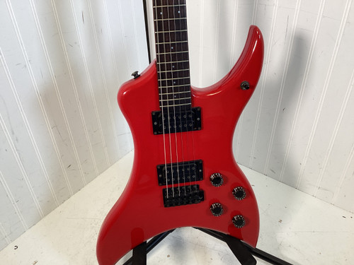 Vist Large View of Product Image Which is Used Westone ELECTRA FUTURA X2RD W/HDSHL Vintage Pointy Electric Guitar Red 6-String