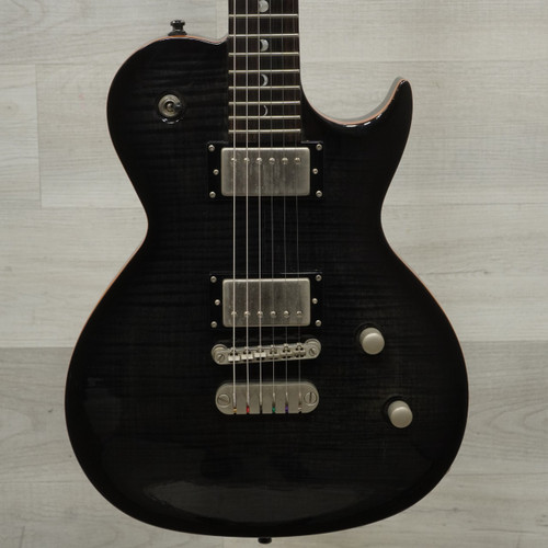 Vist Large View of Product Image Which is Used Luna Apollo Electric Guitar Black
