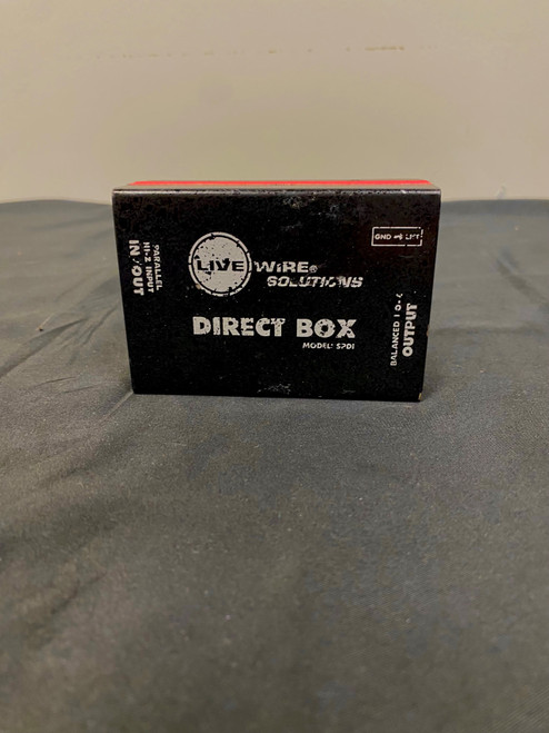 Vist Large View of Product Image Which is Used Live Wire Solutions SPDI DIRECT BOX BALANCED Guitar Direct Box Pedal