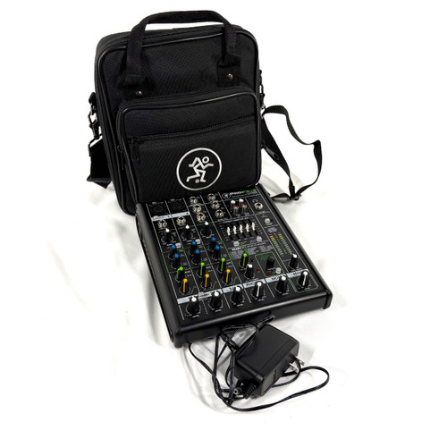 Vist Large View of Product Image Which is Used Mackie PROFX4 V2 Compact Mixer W/Gigbag