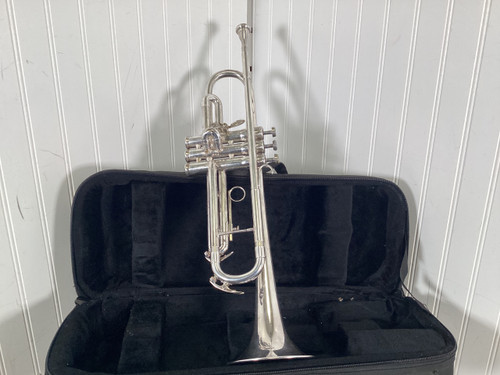 Vist Large View of Product Image Which is Used King SILVER FLAIR Vintage Trumpet