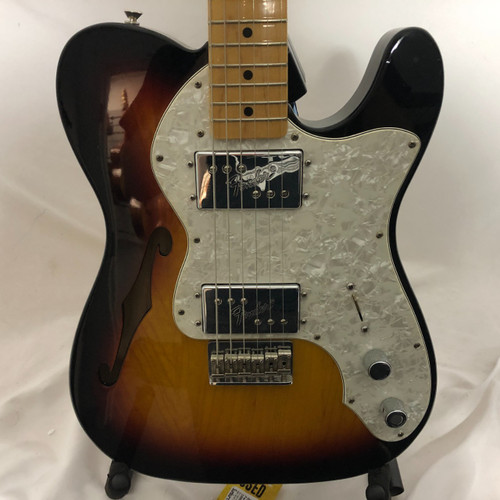 Vist Large View of Product Image Which is Used Fender 1999 MIM TELE THINLINE 72 T Type Electric Guitar Sunburst 6-String