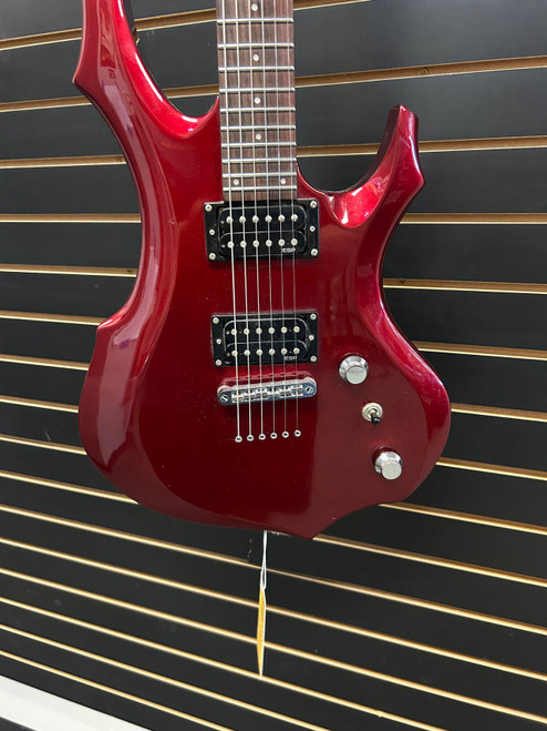 Vist Large View of Product Image Which is Used LTD F-50 Pointy Electric Guitar Red 6-String