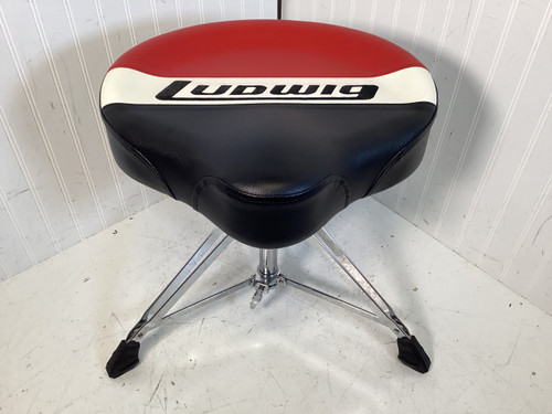 Vist Large View of Product Image Which is Used Ludwig PRO SADDLE DRUM THRONE Drum Throne