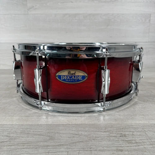 Vist Large View of Product Image Which is Used Pearl Decade Maple Snare Drum - 5.5 x 14-inch