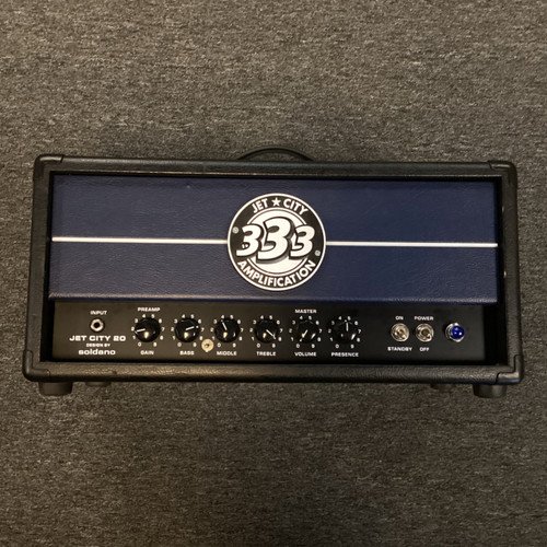 Vist Large View of Product Image Which is Used Jet City JCA20H W/ FRIEDMAN BE MOD Tube Guitar Amplifier Head