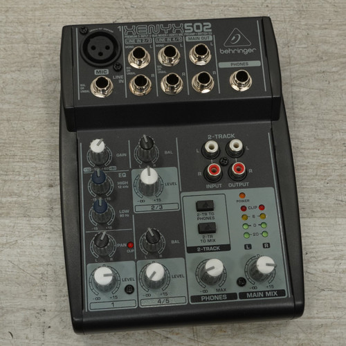 Vist Large View of Product Image Which is Used Behringer Xenyx 502 Compact Mixer