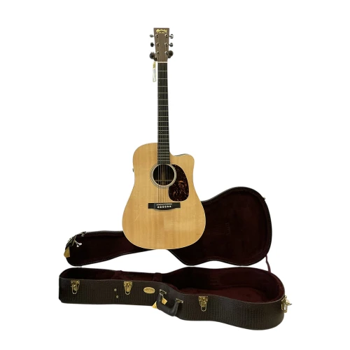 Vist Large View of Product Image Which is Used Martin DCPA4 CUSTOM W/CASE Laminate Top Acoustic Guitar Natural