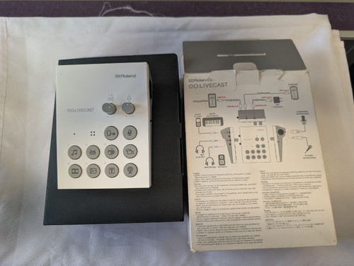 Vist Large View of Product Image Which is Used Roland GO LIVE CAST Compact Mixer