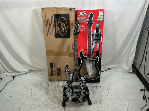 Vist Large View of Product Image Which is Used Peavey THE WALKING DEAD PREDATOR W/OG-BOX S Type Electric Guitar Custom Graphics 6-String