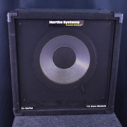 Vist Large View of Product Image Which is Used Hartke 115XL BASS CABINET 1 x 15 Bass Guitar Cabinet 1 x 15