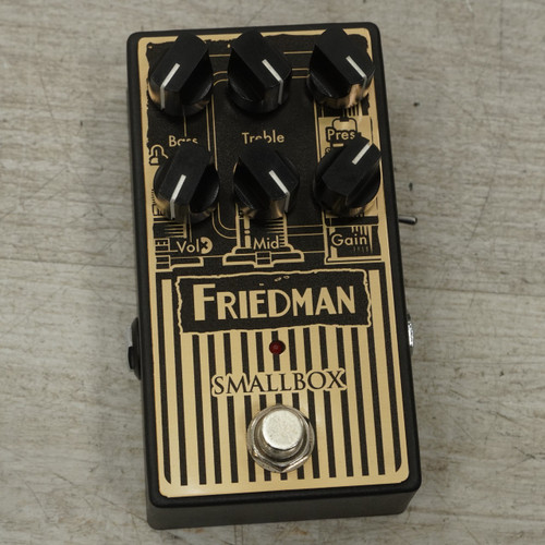 Vist Large View of Product Image Which is Used Friedman Smallbox Distortion Pedal