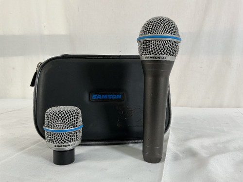 Vist Large View of Product Image Which is Used Samson CS1/CS2 MIC + CASE Dynamic Microphone