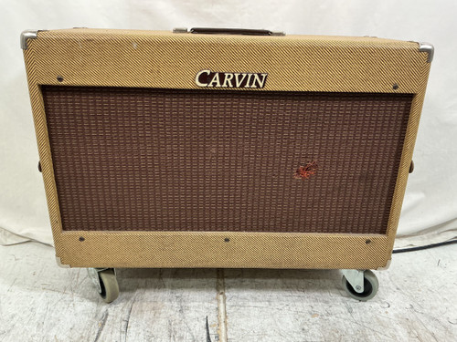 Vist Large View of Product Image Which is Used Carvin TWEED 2X12 CAB 2 x 12 Guitar Speaker Cabinet 2 x 12