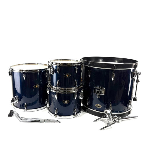Vist Large View of Product Image Which is Used Tama Imperialstar 4 piece Drum Shell Kit Blue