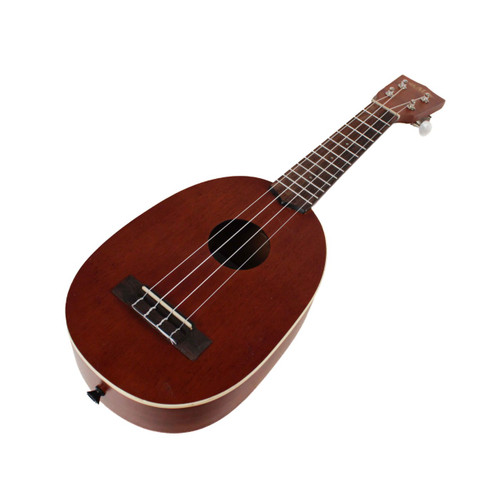 Vist Large View of Product Image Which is Used Kala SATIN MAHOGANY SOPRANO PINEAPPLE Ukulele Wood