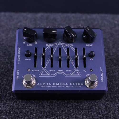 Vist Large View of Product Image Which is Used DarkGlass Electronics ALPHA OMEGA ULTRA BASS PREAMP Bass Pre-Amp Pedal