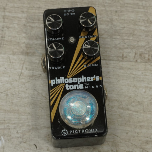 Vist Large View of Product Image Which is Used Pigtronix Philosophers Tone Micro Compressor Pedal