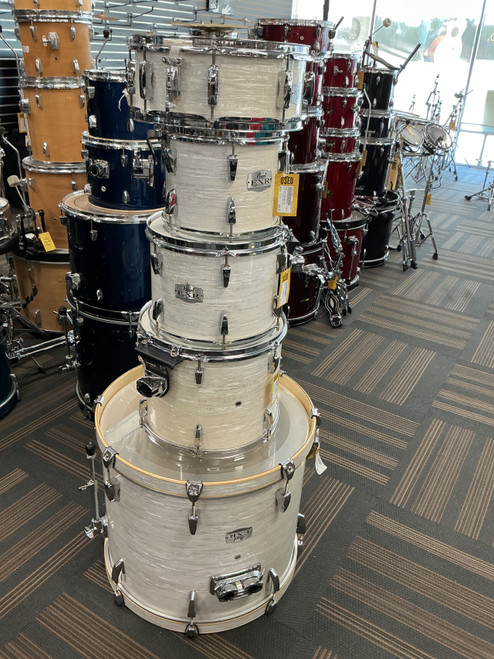 Vist Large View of Product Image Which is Used Pearl 5 PC EXR EXPORT KIT Drum Shell Kit White