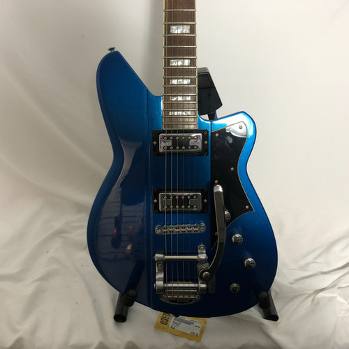 Vist Large View of Product Image Which is Used Reverend WARHAWK Double Cut Electric Guitar Blue 6-String