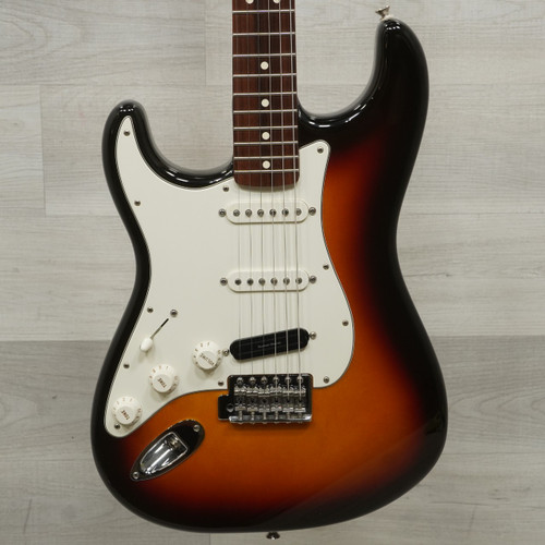 Vist Large View of Product Image Which is Used Fender Standard Stratocaster Left Handed Electric Guitar Sunburst