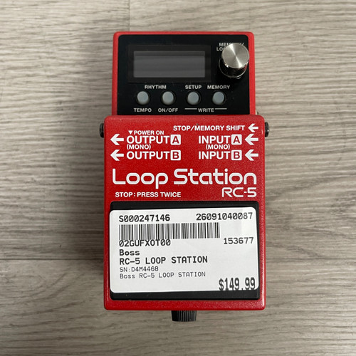 Vist Large View of Product Image Which is Used - Boss RC-5 LOOP STATION 
