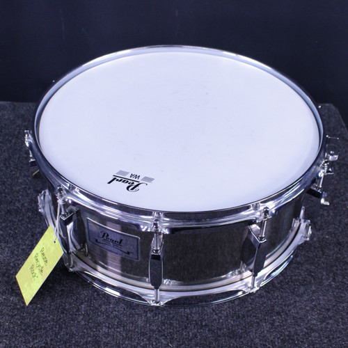 Vist Large View of Product Image Which is Used Pearl 14 STEEL SNARE Metal Snare Drum 14"