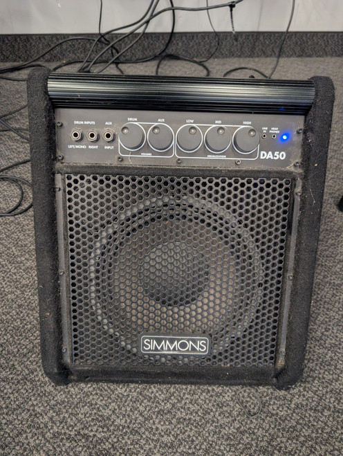 Vist Large View of Product Image Which is Used SIMMONS DA50 DRUM AMP 1 x 10 Solid State Amplifier 1 x 10