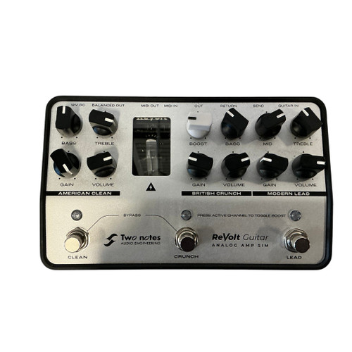 Vist Large View of Product Image Which is Used Two Notes REVOLT GUITAR ANALOG AMP SIM Amp Modeling Pedal