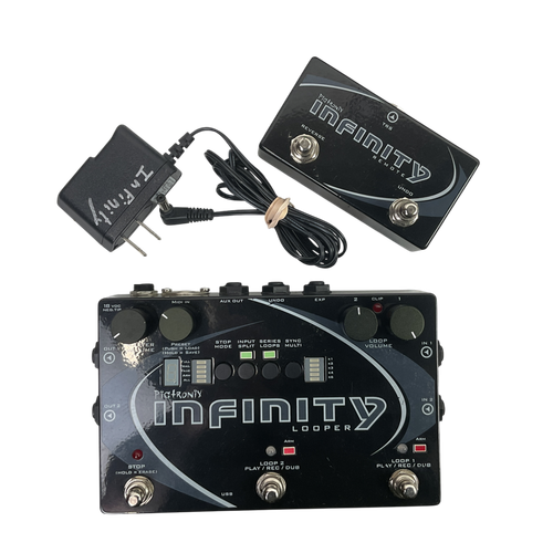 Vist Large View of Product Image Which is Used Pigtronix INFINITY LOOPER W/ FS Looper Pedal