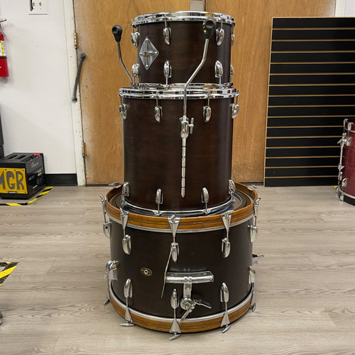 Vist Large View of Product Image Which is Used - Slingerland 1962/1963 3 PC REFINISHED Vintage Drum Shell Kit