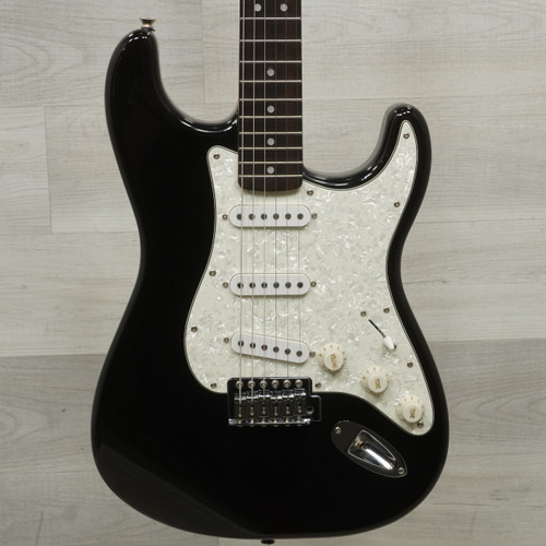 Vist Large View of Product Image Which is Used Squier Strat Electric Guitar Black