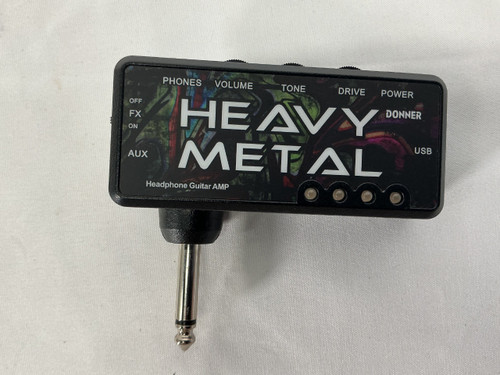 Vist Large View of Product Image Which is Used Donner HEAVY METAL HEADPHONE GUITAR AMP Solid State Guitar Combo Other